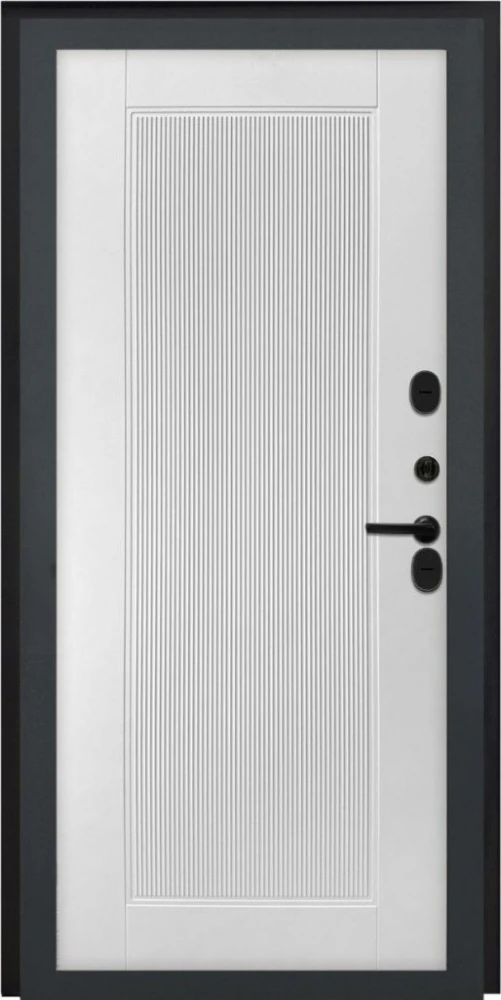 Входная дверь ДвериПРО Л-3б ПВХ 10мм Астрод веллуто бьянко DPRO222699 внутренняя сторона