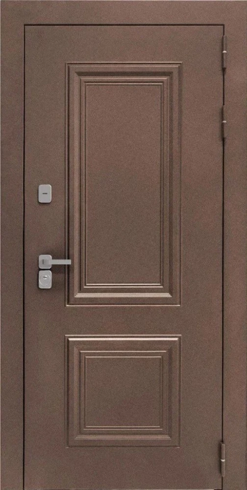 Входная дверь ДвериПРО Д-68 СБ-1 (лак. белое, 16мм, беленый дуб) DPRO204821 внешняя сторона