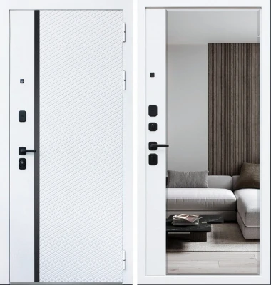 Дверь Ливерпуль с зеркалом